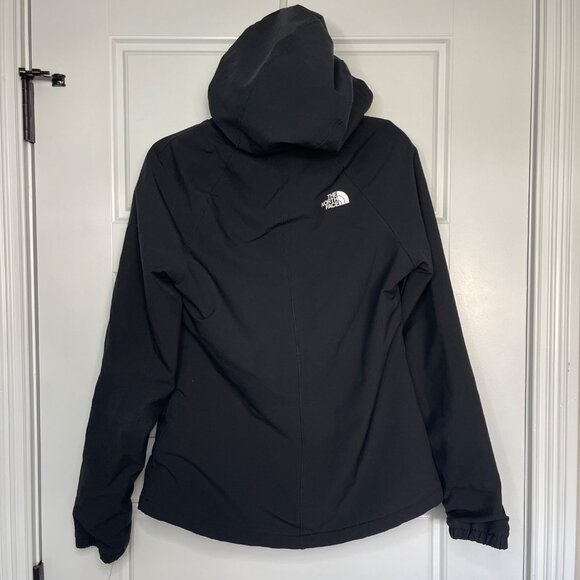 The‎ North Face Shelbe Raschel Hoodie Windwall Jacket Women's Size Small Black - Picture 3 of 12